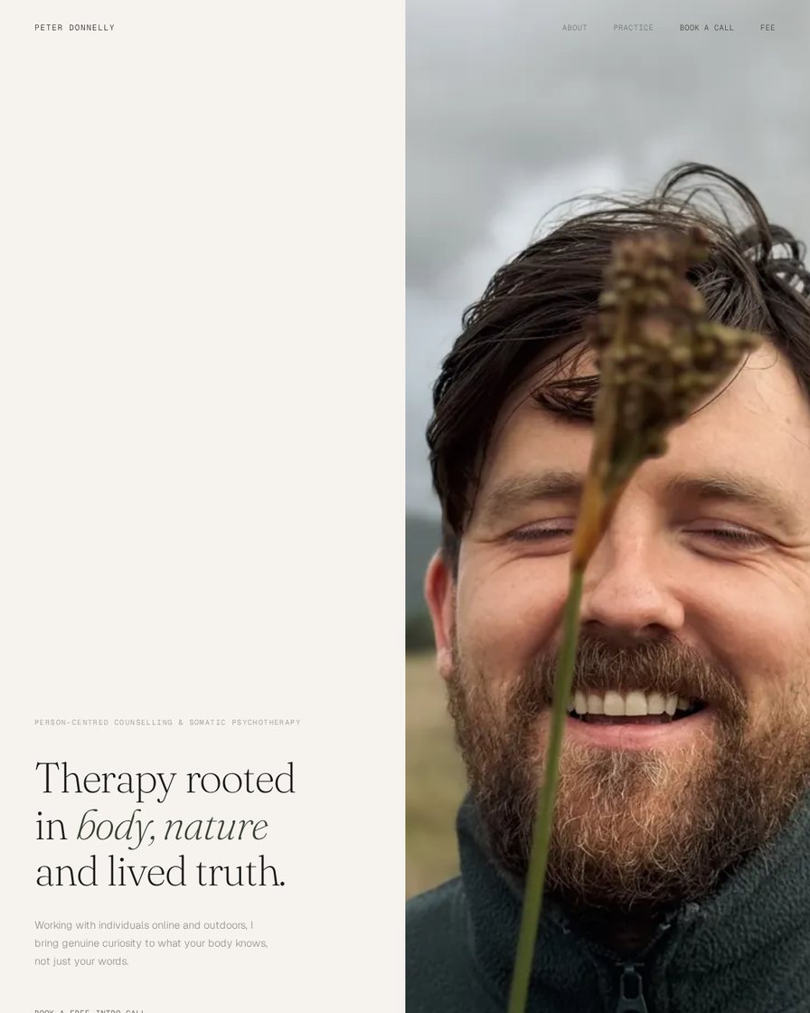 peter donnelly website homepage